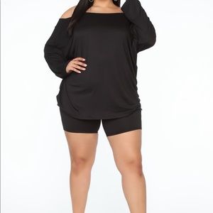 Play In Comfort Short Set- Black
